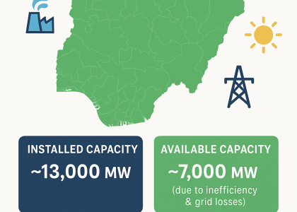 Nigeria power infographics
